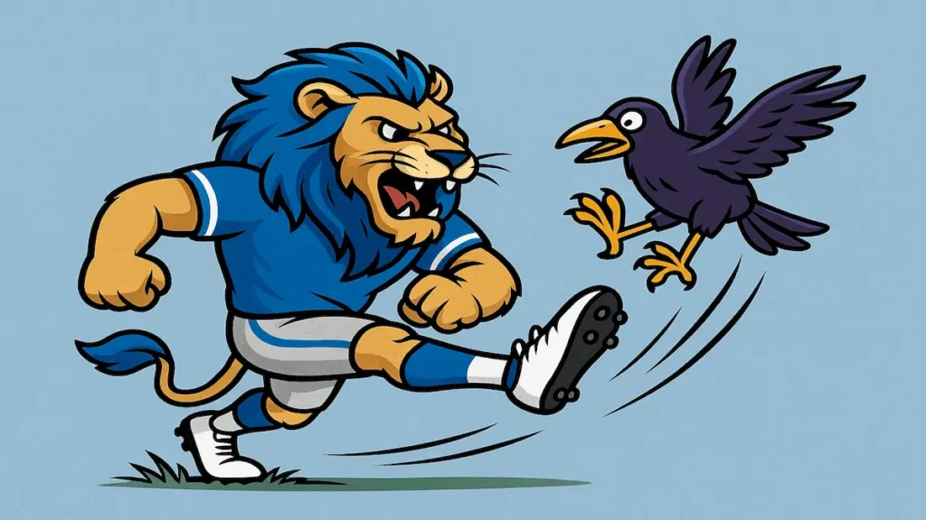 Lions v Ravens Game recap image