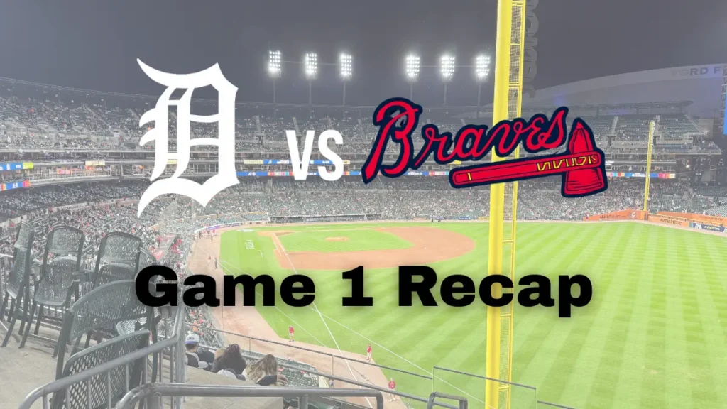 Tigers Braves recap Game 1 photo