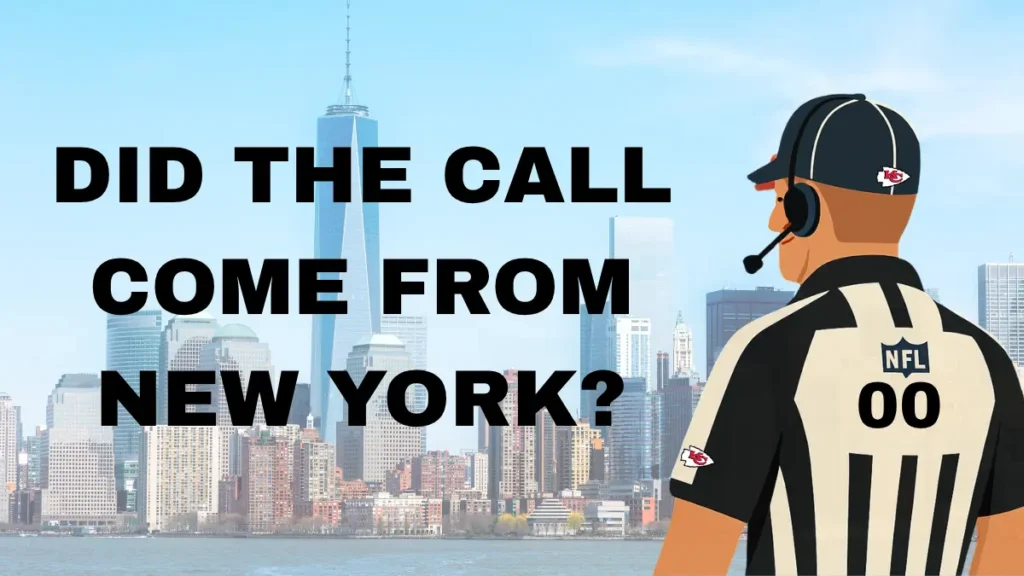 REFS GET CALL FROM REFS IN LIONS VS CHIEFS GAME