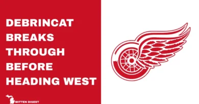 Debrincat scores before west cost trip for the Red Wings