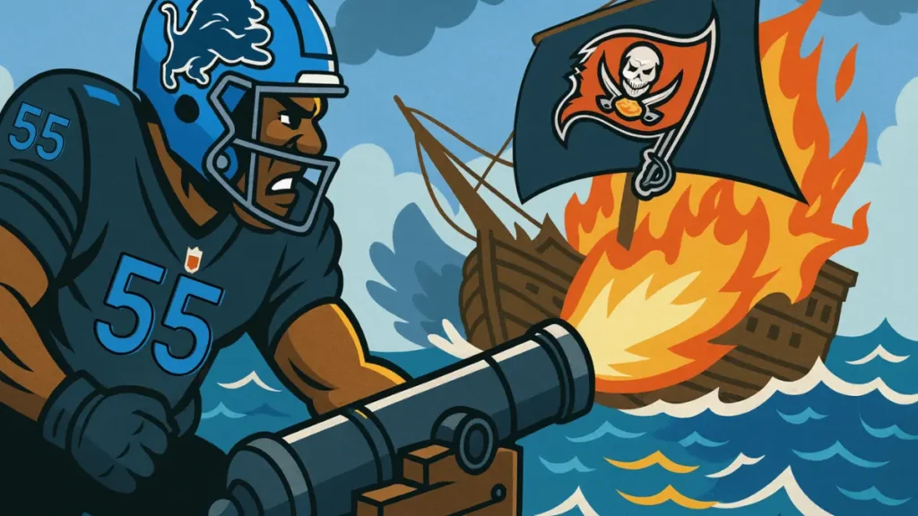 Lions sink Buccaneers on MNF