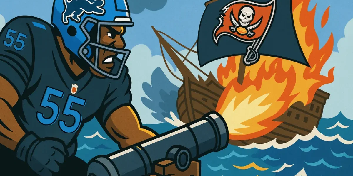 Lions sink Buccaneers on MNF