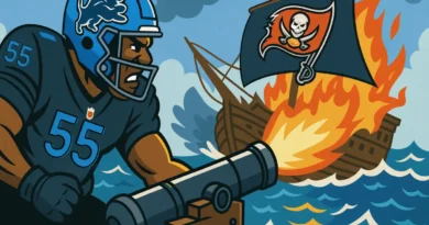 Lions sink Buccaneers on MNF