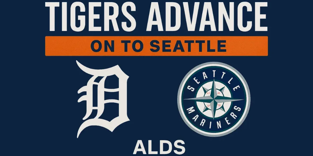 This image represents the Tigers victory of the AL Wildcard series vs. theh Guardians. Detroit moved on to play the Seattle Mariners in the ALDS.