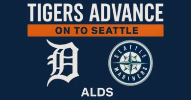 This image represents the Tigers victory of the AL Wildcard series vs. theh Guardians. Detroit moved on to play the Seattle Mariners in the ALDS.