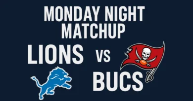 Lions vs Bucaneers MNF