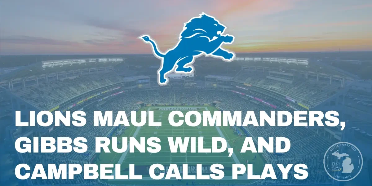 Lions Maul Commanders in week 10 of the NFL Season Image of Northeast Stadium home to the Commanders