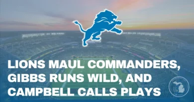 Lions Maul Commanders in week 10 of the NFL Season Image of Northeast Stadium home to the Commanders
