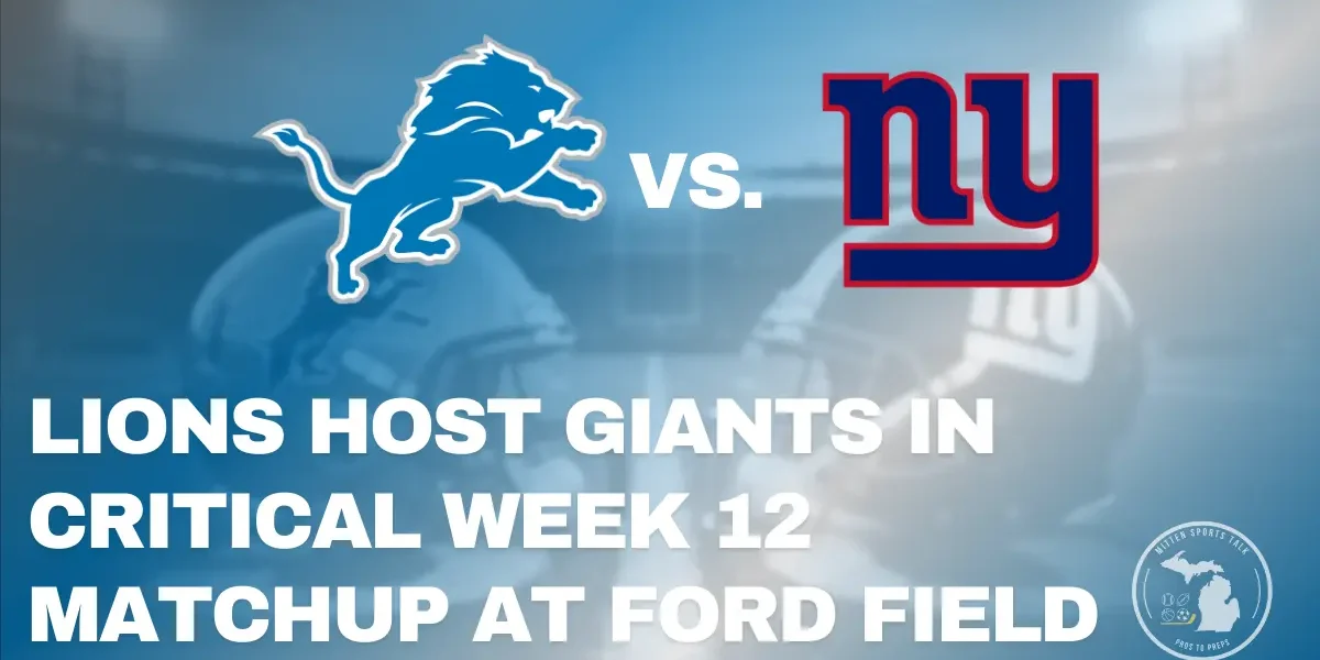 Detroit Lions prepare to face the injury-ravaged New York Giants in a crucial Week 12 home game at Ford Field