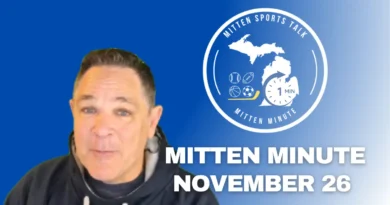 Thanksgiving Eve Mitten Minute update covering the Pistons’ chase for a franchise record, Lions roster moves, and Michigan basketball highlights.