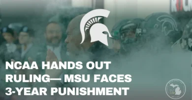 Image of Mel Tucker, subject of MSU punishment handed down by the NCAA for recruiting violations at Michigan State Football