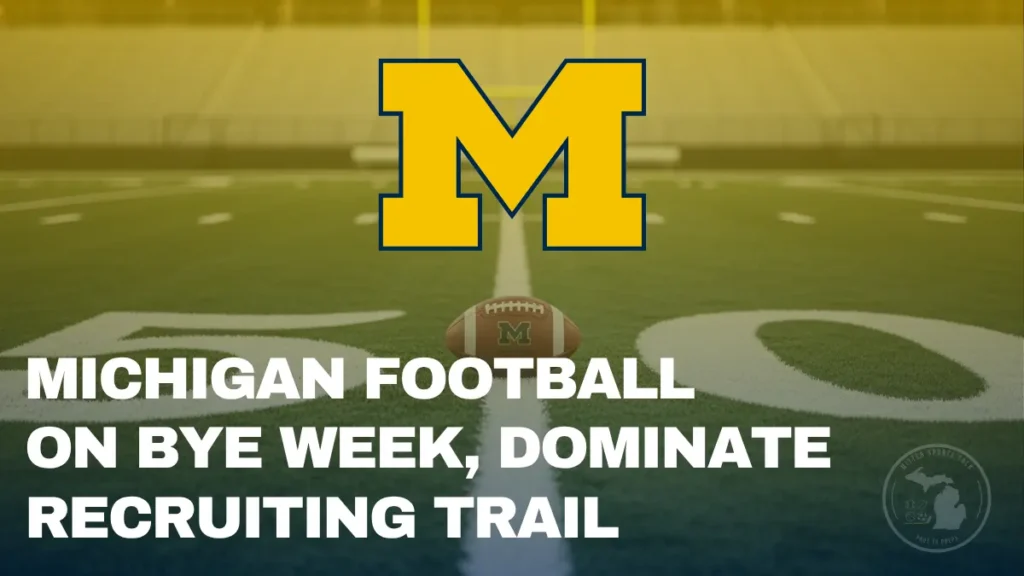 Michigan football field during bye week