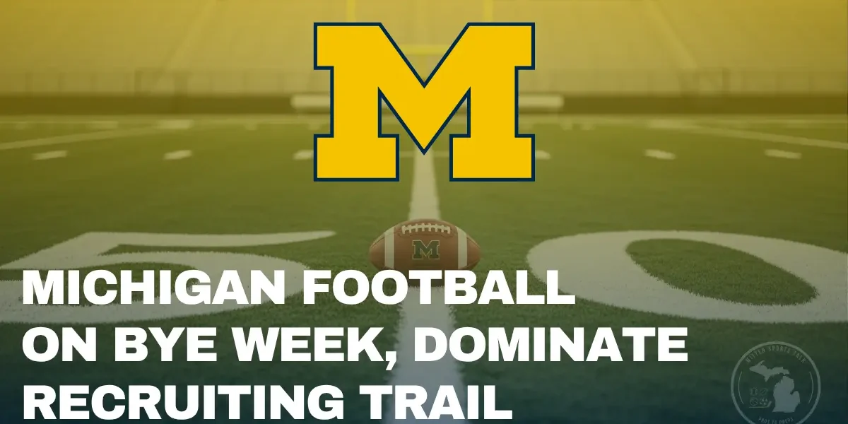 Michigan football field during bye week