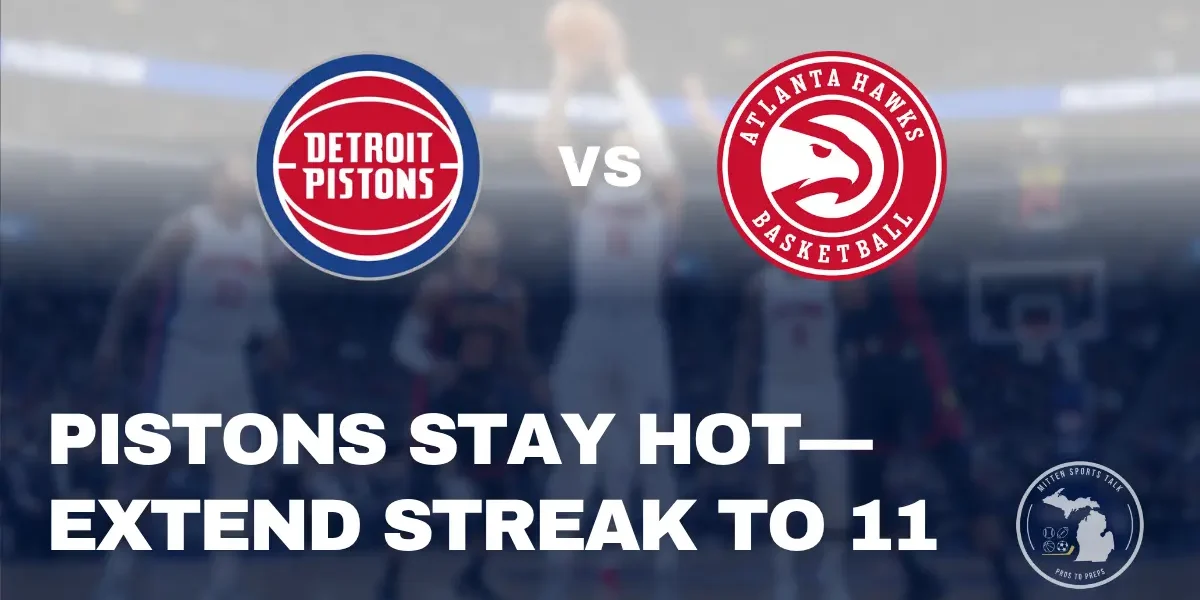 Detroit Pistons celebrate their 11th straight win with Cade Cunningham and Jalen Duren leading the charge.