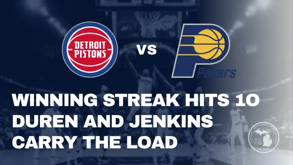 Pistons bead Indiana Pacers at LCA, November 17, 2025