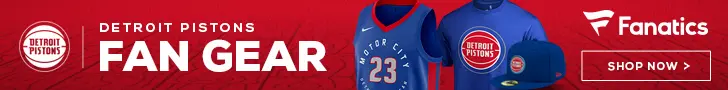 Pistons Gear Advertisement Fanatics