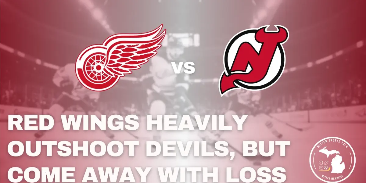 Detroit Red Wings face the New Jersey Devils in a physical matchup in Newark.