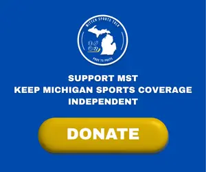 Support Mitten Sports Talk Donate Graphic