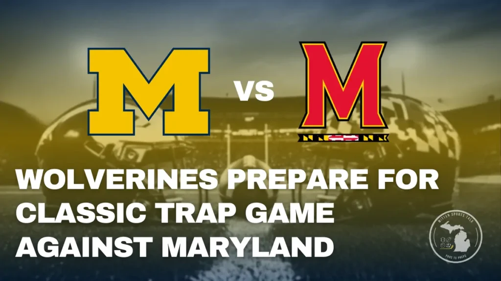 Michigan Wolverines take the field ahead of road matchup against Maryland Terrapins