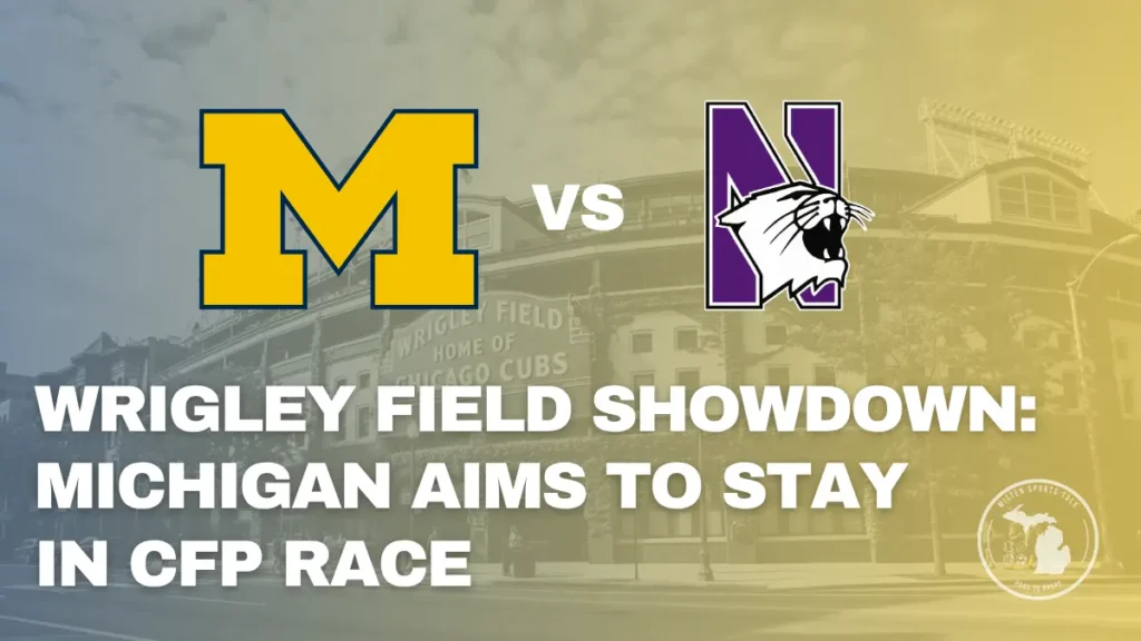 Michigan Wolverines vs Northwestern preview of game at Wrigley Field in Chicago image