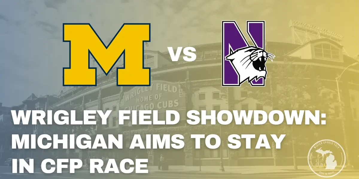 Michigan Wolverines vs Northwestern preview of game at Wrigley Field in Chicago image