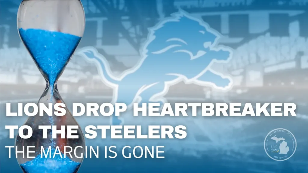 Detroit Lions season urgency after loss to Pittsburgh Steelers as playoff margin disappears at Ford Field