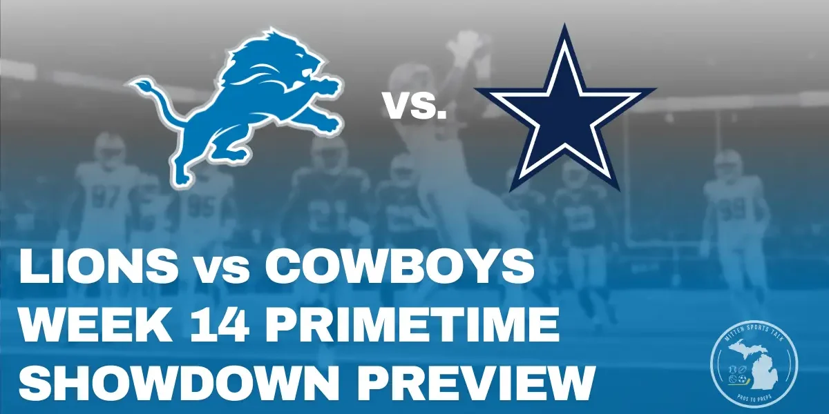 Detroit Lions prepare for a primetime matchup against the Dallas Cowboys at Ford Field.