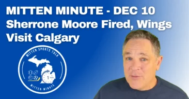 Mitten Minute: Sherrone Moore Fired, Spartans Rising & Wings Chase Third Straight Win