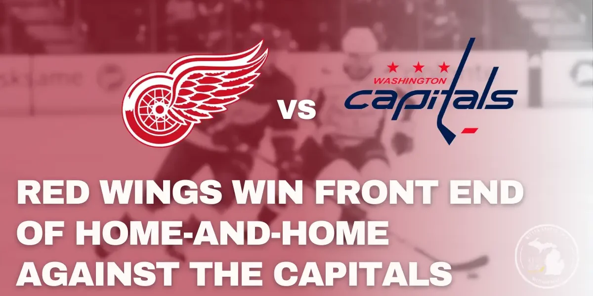 Detroit Red Wings gameplay in a 5-2 road win over the Washington Capitals