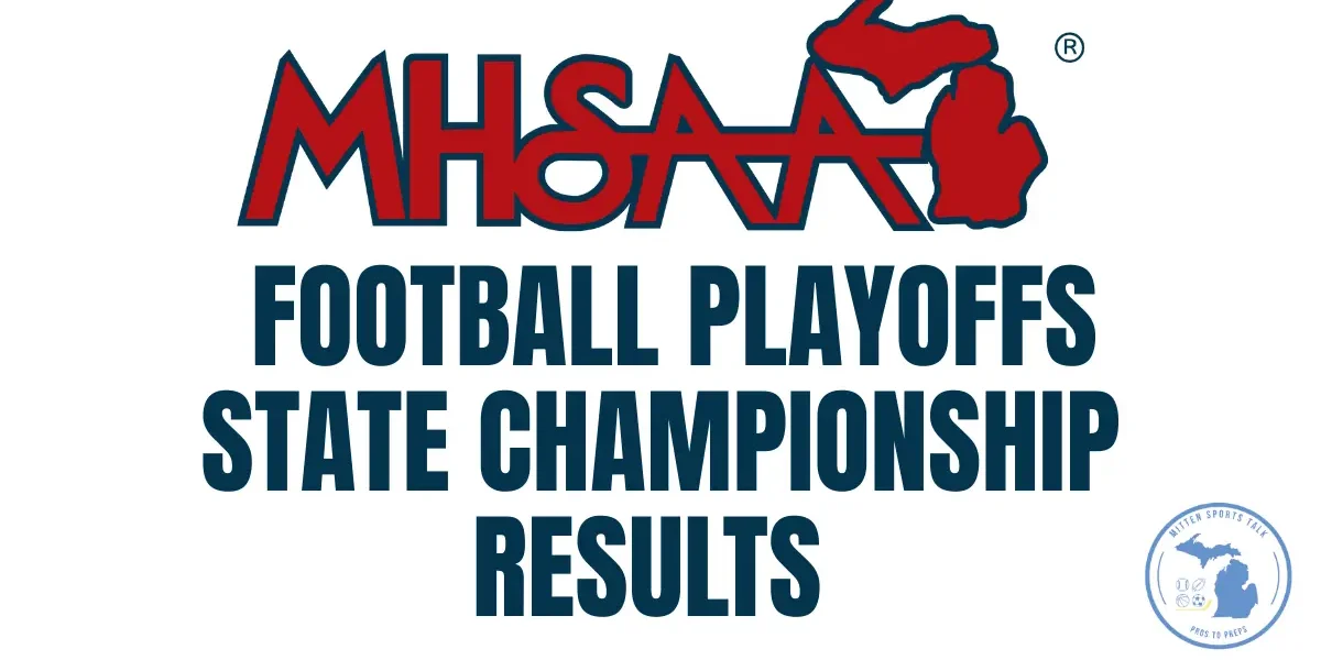 Ford Field High School Football Playoffs during the 2025 MHSAA championship weekend