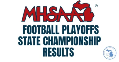 Ford Field High School Football Playoffs during the 2025 MHSAA championship weekend