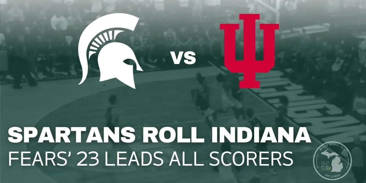 Michigan State Spartans game play during dominant second-half run against Indiana Hoosiers at Breslin Center