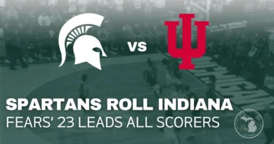 Michigan State Spartans game play during dominant second-half run against Indiana Hoosiers at Breslin Center