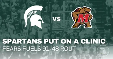 Michigan State Spartans dominate Maryland 91–48 as Jeremy Fears Jr records 17 assists at Breslin Center