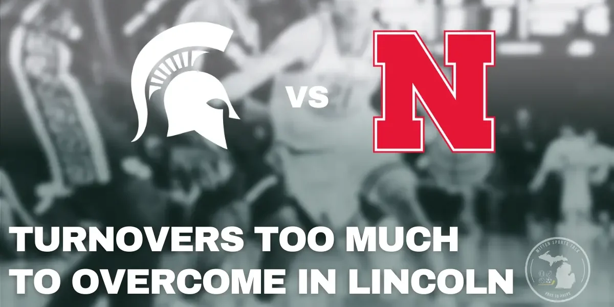 Michigan State Spartans gameplay during a close road loss to Nebraska at Pinnacle Bank Arena in Big Ten play.