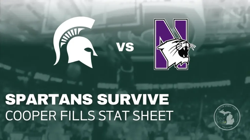 Coen Carr scores inside as Michigan State defeats Northwestern at the Breslin Center