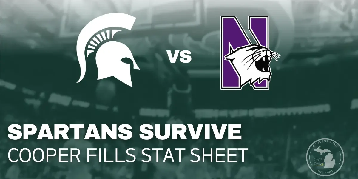 Coen Carr scores inside as Michigan State defeats Northwestern at the Breslin Center