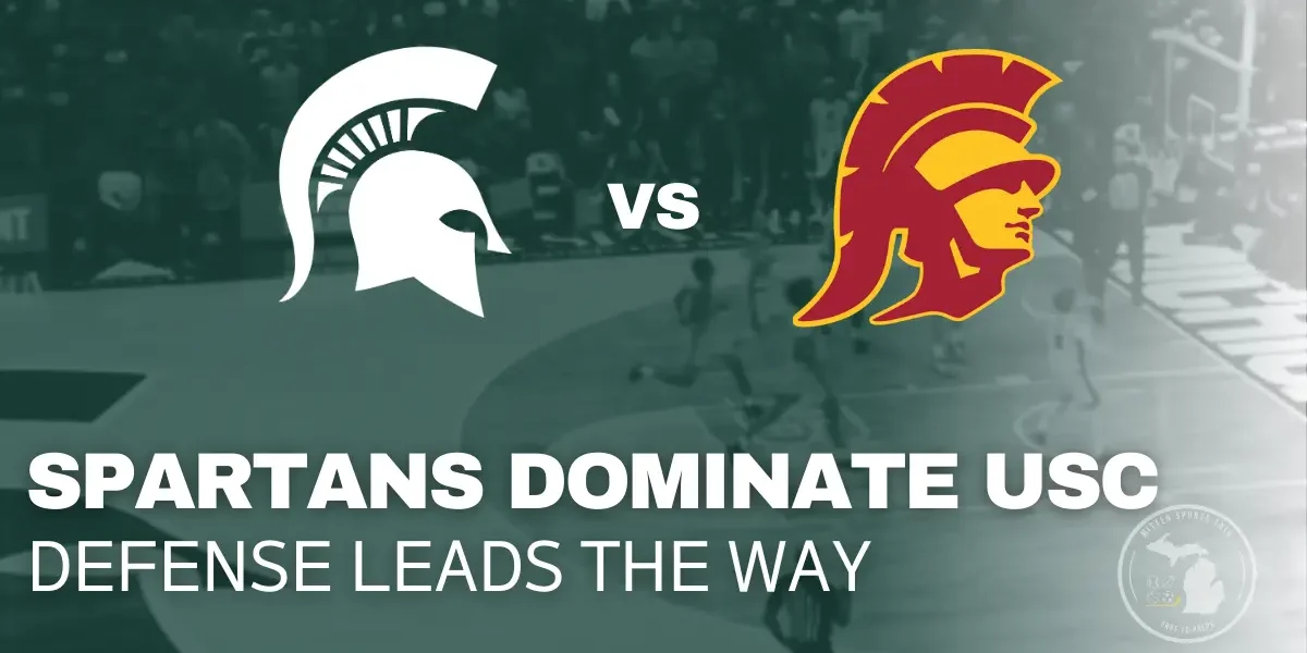 Tom Izzo celebrates his 750th career win as Michigan State defeats USC at the Breslin Center