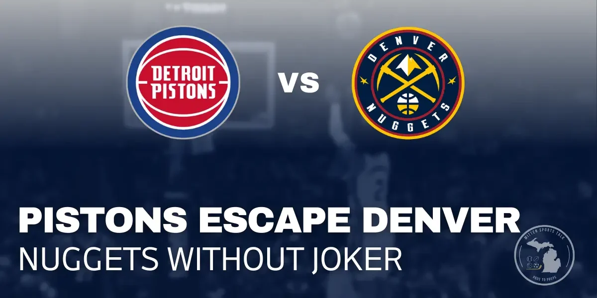 Detroit Pistons celebrate late defensive stand in 109–107 road win over Denver Nuggets