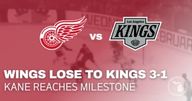Detroit Red Wings fall 3–1 to the Los Angeles Kings at Little Caesars Arena as offensive chances go unfinished