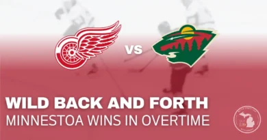 Minnesota Wild score overtime game-winning goal against Detroit Red Wings in 4–3 win