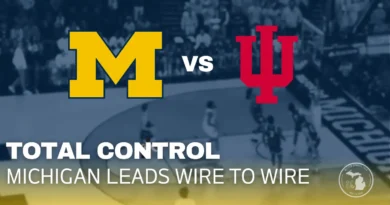 Michigan Wolverines control Indiana Hoosiers in Big Ten win at Crisler Center