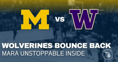 Mara Throws It Down as Michigan Controls Washington