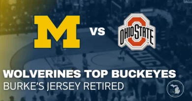 Michigan Wolverines pull away in the second half to defeat Ohio State 74–62 at Crisler Center in a Big Ten rivalry matchup