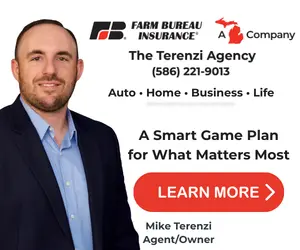 Mike Terenzi of The Terenzi Agency, Farm Bureau Insurance agent offering auto, home, business, and life insurance in Michigan