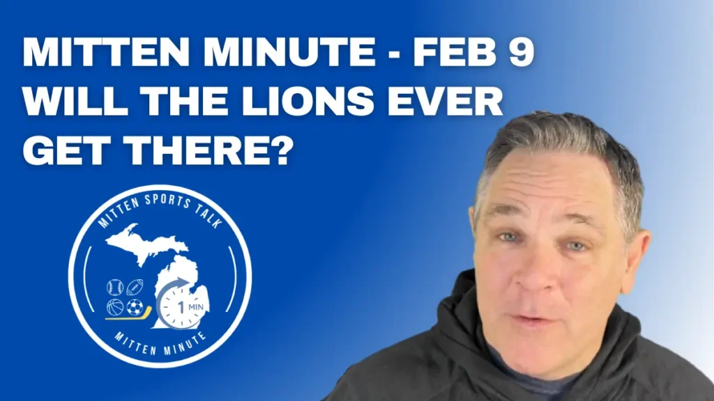 Detroit Lions fans watching the Super Bowl and wondering if the Lions will ever make it
