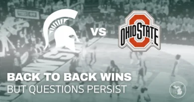 Michigan State Spartans battle Ohio State at the Breslin Center as Carson Cooper leads MSU to a 66-60 win amid ongoing concerns about consistency.