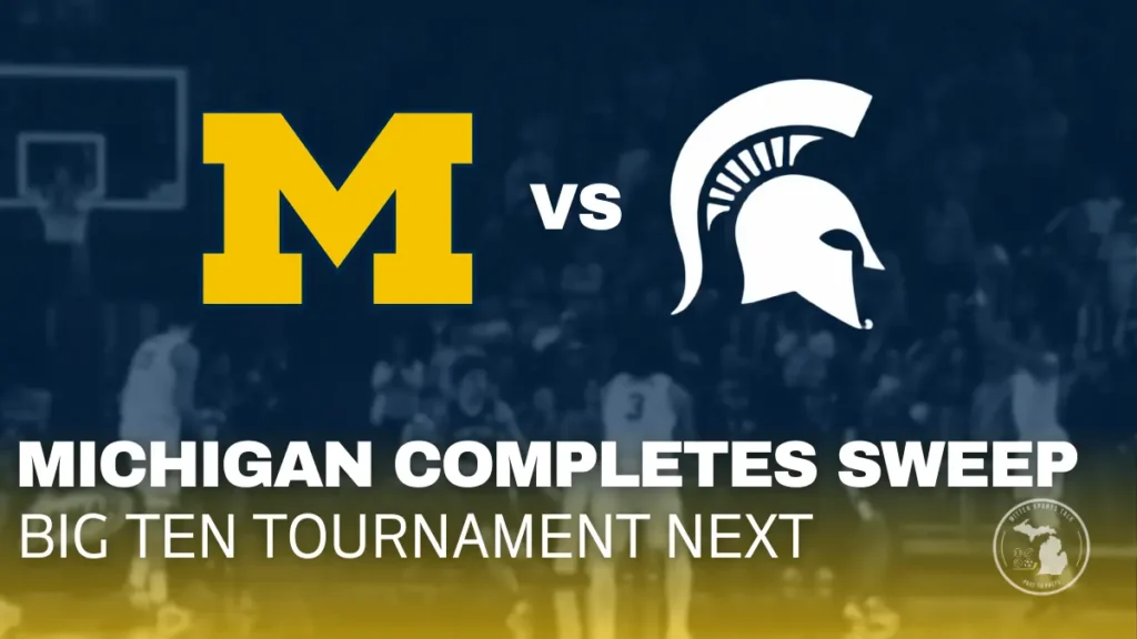 Michigan Wolverines defeat Michigan State Spartans 90-80 to clinch Big Ten title