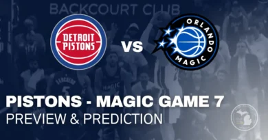 Pistons-Magic Game 7 Preview at Little Caesars Arena featuring Cade Cunningham and Detroit playoff stakes.